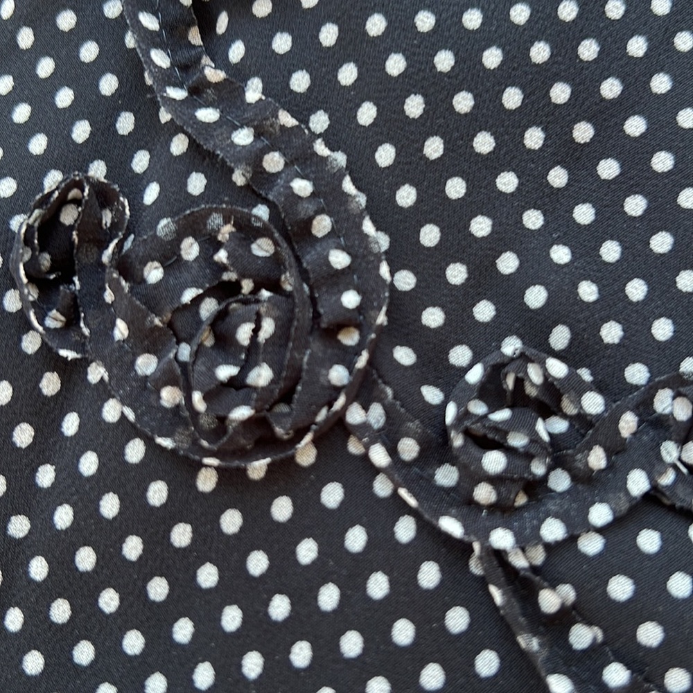 Max Studio women’s polka dot miniskirt blk&white fully lined medium - Picture 11 of 17